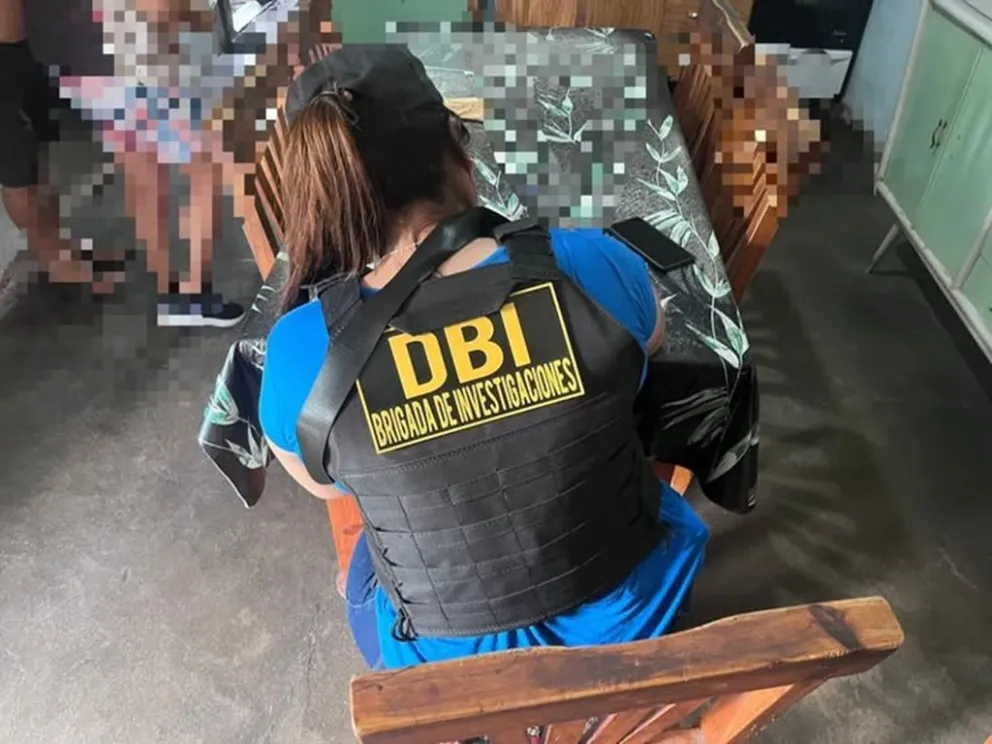 Allanamiento en Luyaba por un hecho de hurto. (Foto: Policía de Córdoba)