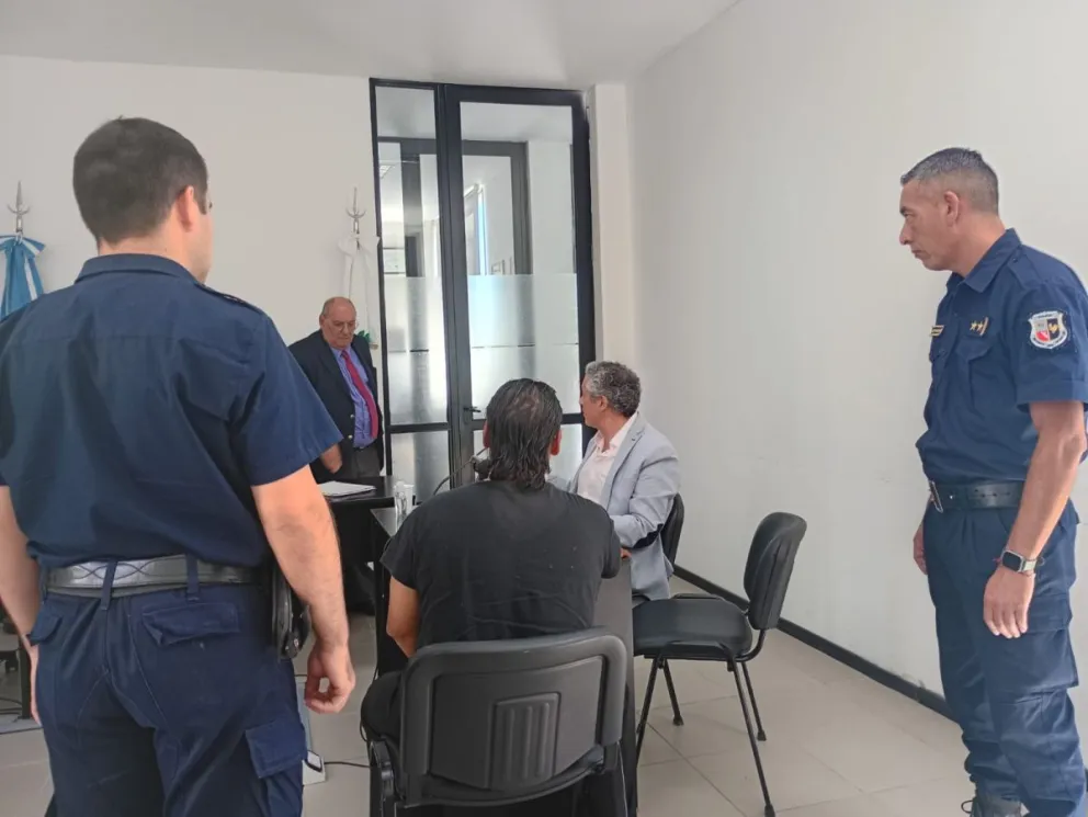 Audiencia en la cual al imputado Ponce se le hizo conocer los cargos por los cuales se lo acusa.