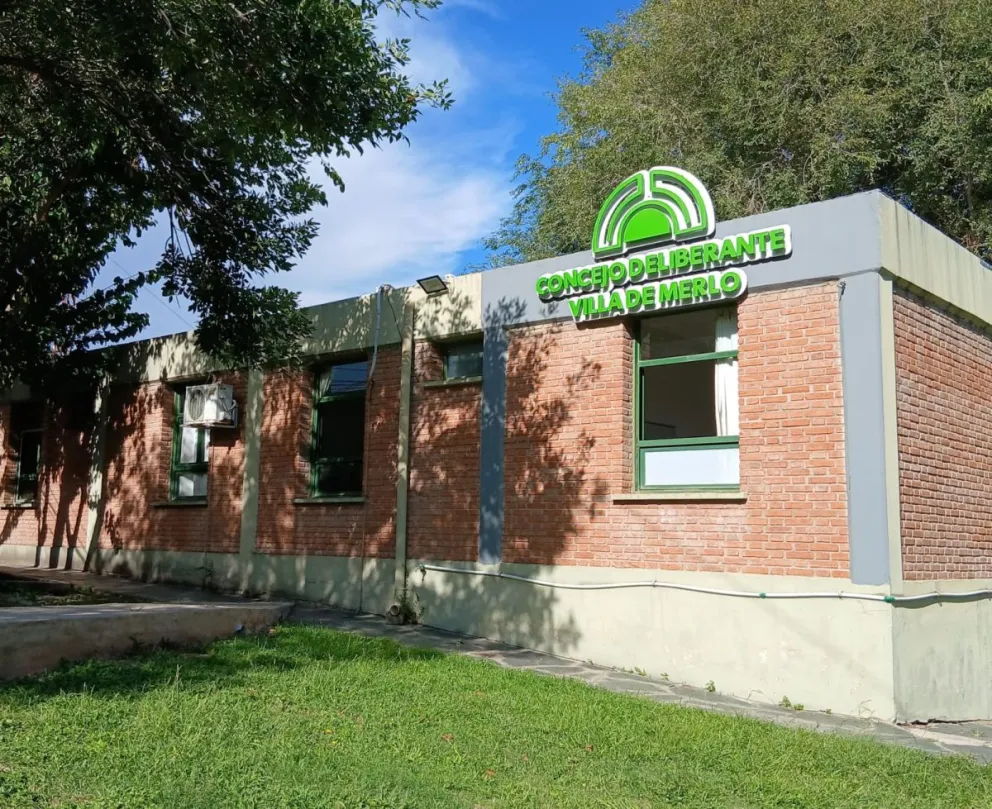 Concejo Deliberante de Merlo donde se hará la Audiencia Pública.