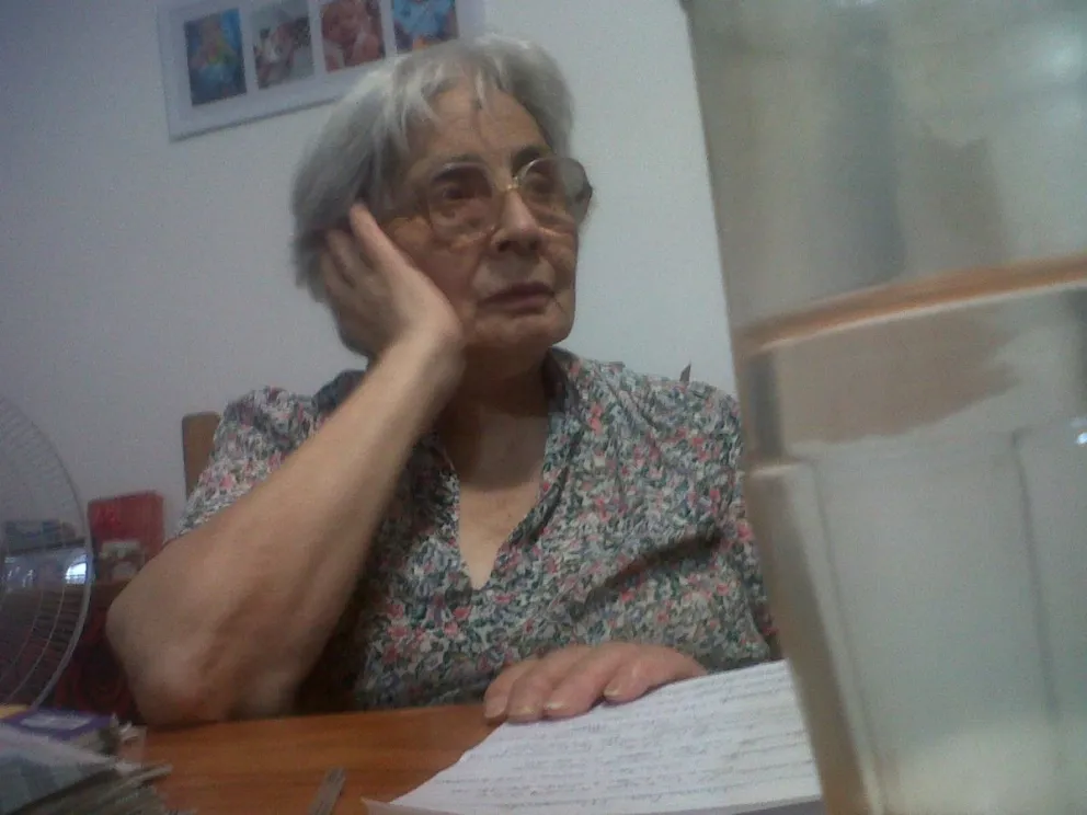 Elsa Delia Flores viuda de Miranda. Foto gentileza.