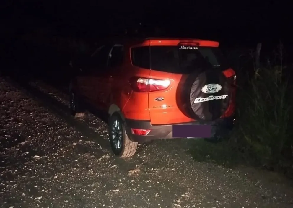 Violento asalto a una pareja de ancianos en Pocho: recuperaron el vehículo robado. (Foto: Radio Verdad)