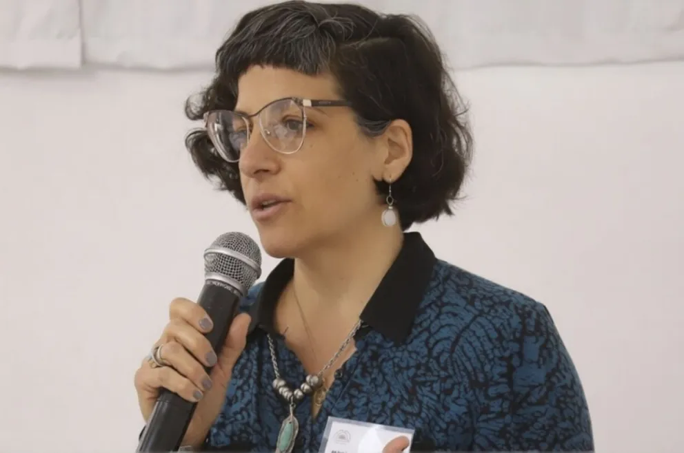 María Belén Sander pidió que se aplique la Ley Yolanda a todos los funcionarios de la municipalidad de Merlo y el Concejo Deliberante.  Foto HCD Villa de Merlo.