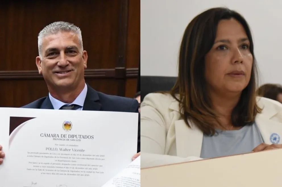 Walter Pollo y Lucía Miranda del Frente Justicialista.