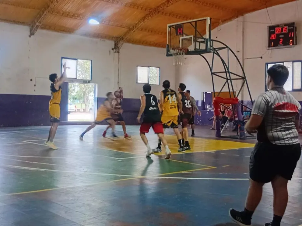 Fecha vibrante en la Liga de Básquet del Valle del Conlara.