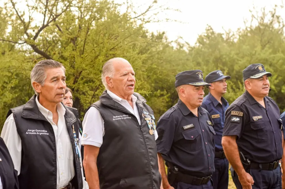 Acto del 2 de Abril en Villa de Merlo.
