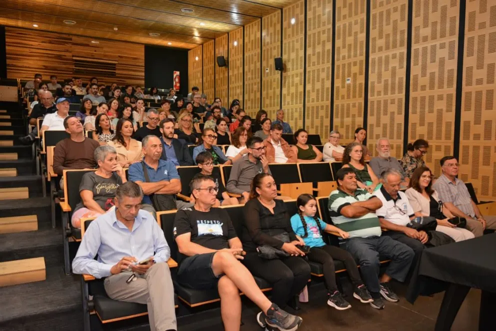 Cartas de amor y Guerra se proyectó en Merlo. Foto Yesi Irigoyen