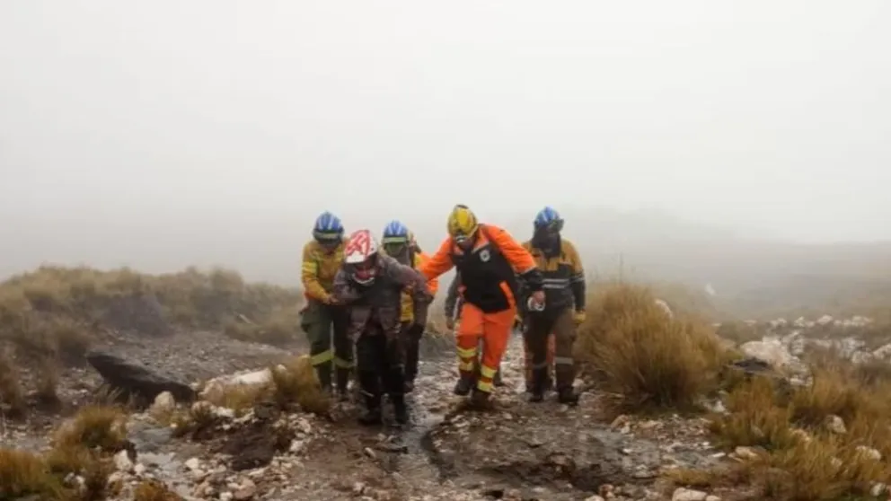 Rescataron a un motociclista que se descompensó en el Champaquí.
