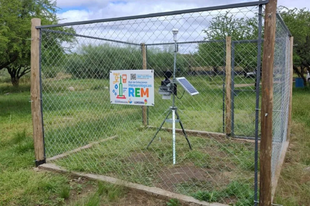 La Provincia de Córdoba suma una nueva estación meteorológica en Traslasierra.