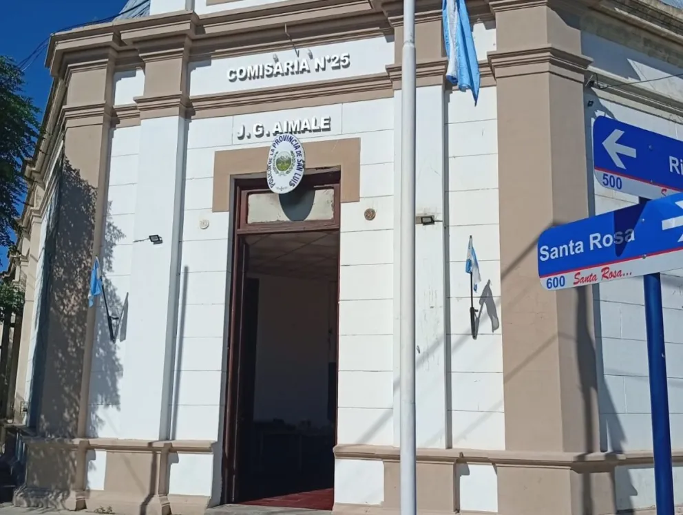 Comisaria 25 en Santa Rosa del Conlara.