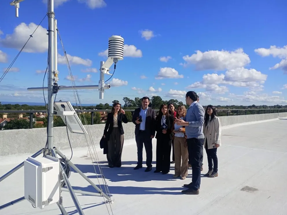 El ministro de Ciencia e Innovación de San Luis, Pedro Canali, recorrió este viernes la Universidad Nacional de los Comechingones.  