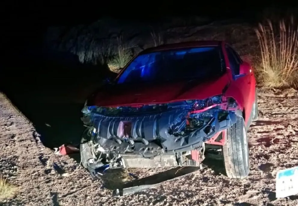 Otro siniestro vial ocurrido en el Camino de las Altas Cumbres. 