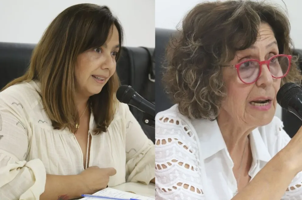 Lucia Miranda y Patricia Morandé, concejalas de Villa de Merlo. 