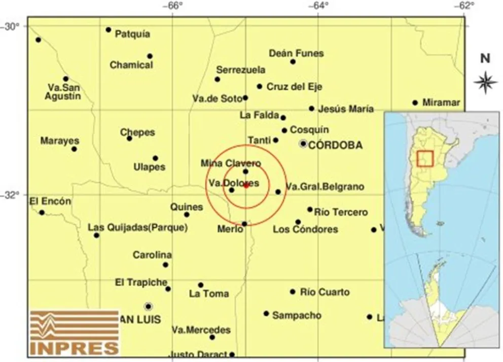 El temblor ocurrió a las 22:19:19 (hora local), con una magnitud de 3.2 en la escala de Richter. 