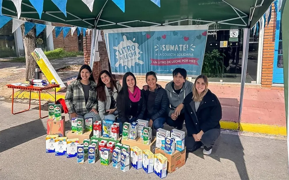 La campaña solidaria Litro de Leche Merlo realizará este sábado su primera colecta de 2026.