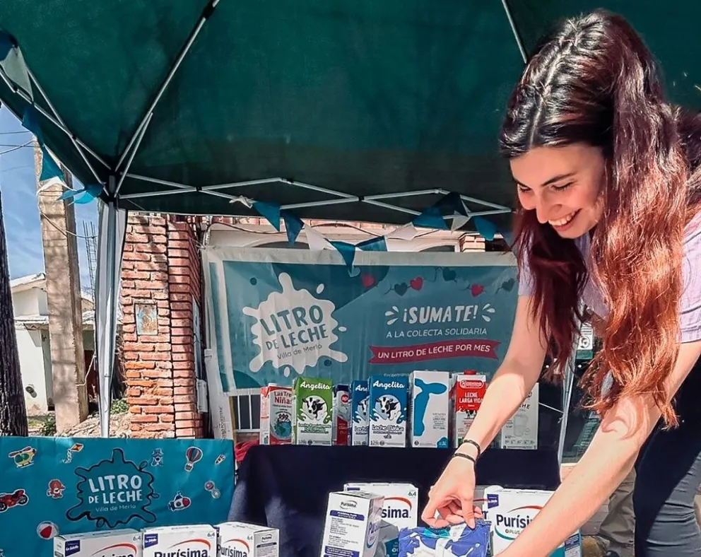 “Litro de Leche Merlo” realizará este sábado la segunda colecta del año en Feria Franca.