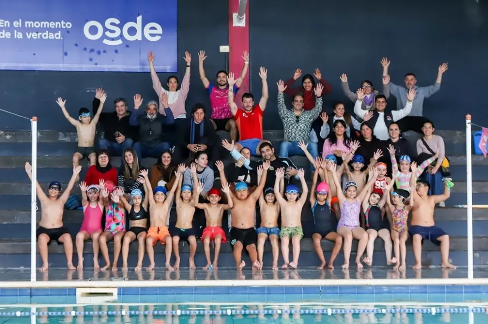 Los padres pudieron ver los progresos de sus hijos durante las clases abiertas que realizó el Plan Provincial de Natación.