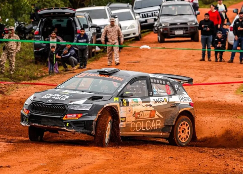 Miguel Bladoni, el piloto de San Luis, sumó puntos importantes que lo mantienen en la cima del torneo. (Foto:Prensa FIA Rally Codasur)