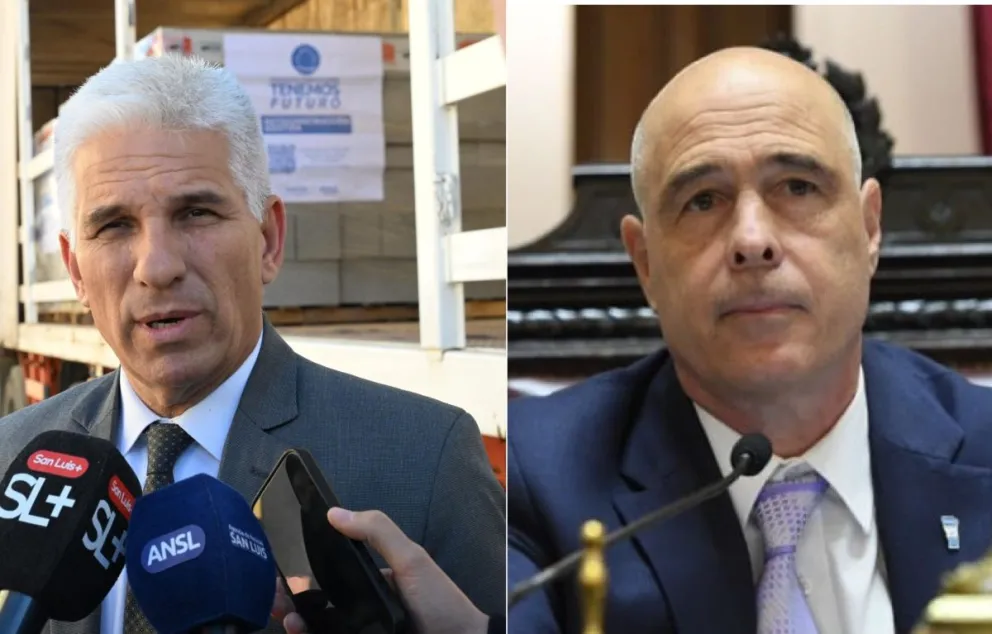 Claudio Poggi y Bartolomé Abdala quieren disputar la gobernación de San Luis. 
