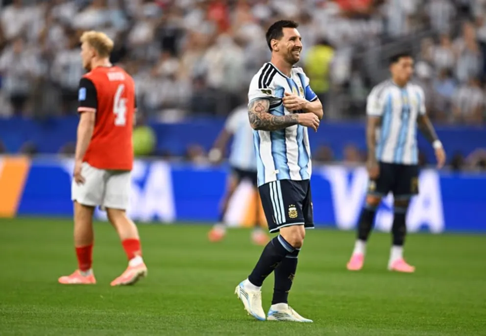 Messi irá en busca de un impresionante récord frente a Austria. Foto: Agencia NA 