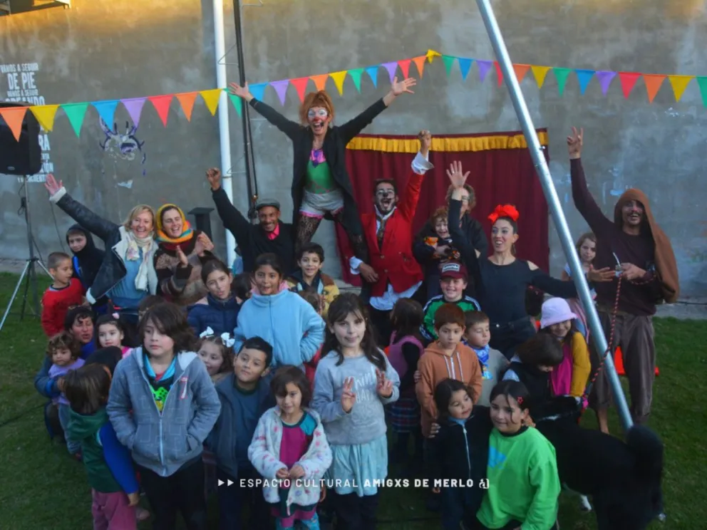 Amigos de Merlo y una propuestas para las infancias en las vacaciones de invierno.