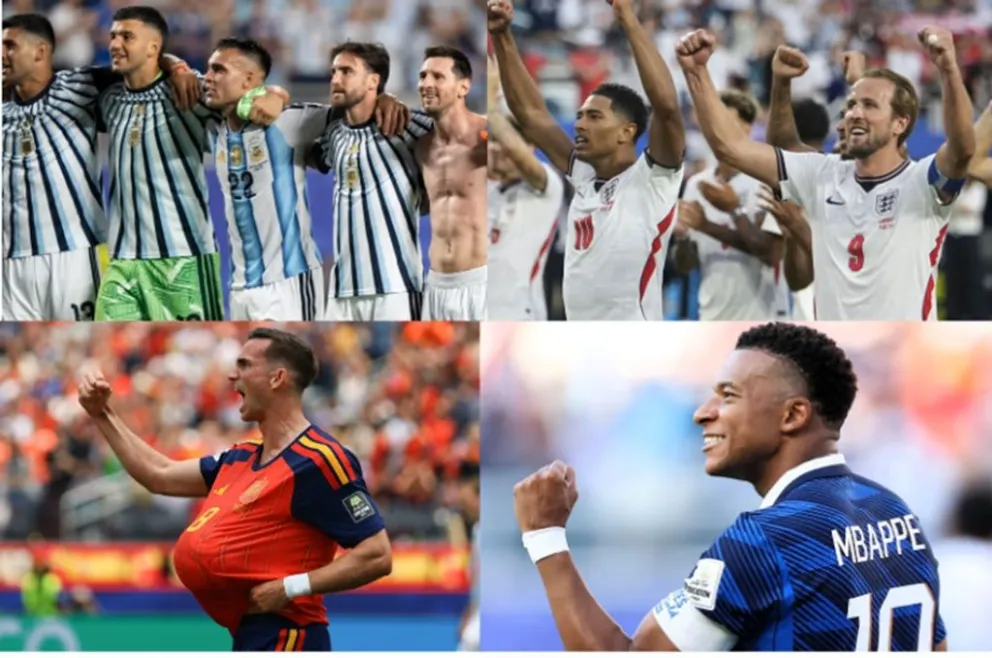 Los kilómetros que recorrió cada semifinalista durante el torneo. Foto: Agencia NA