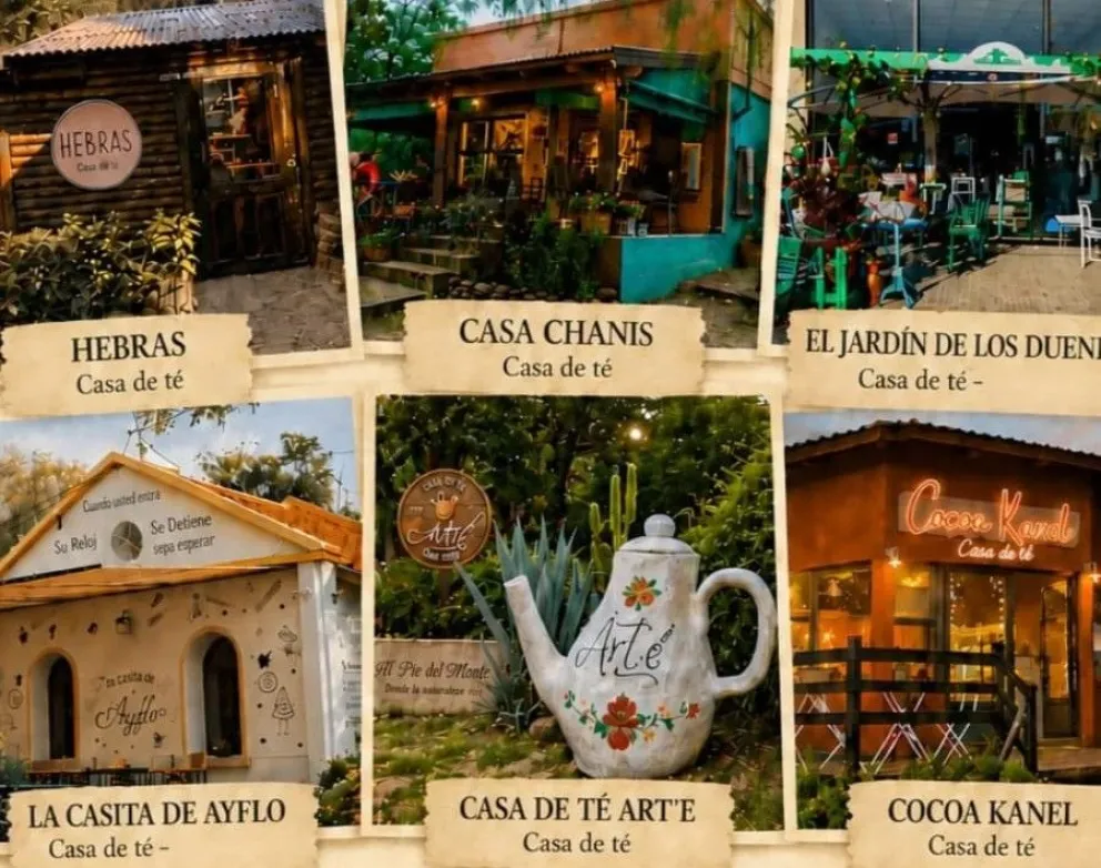 Entre los espacios que integran el recorrido se encuentran Hebras, Casa Chanis, El Jardín de los Duendes, La Casita de Ayflo, Casa de Té Arte y Cocoa Kanel, cada uno con su impronta particular y propuestas que combinan sabores.