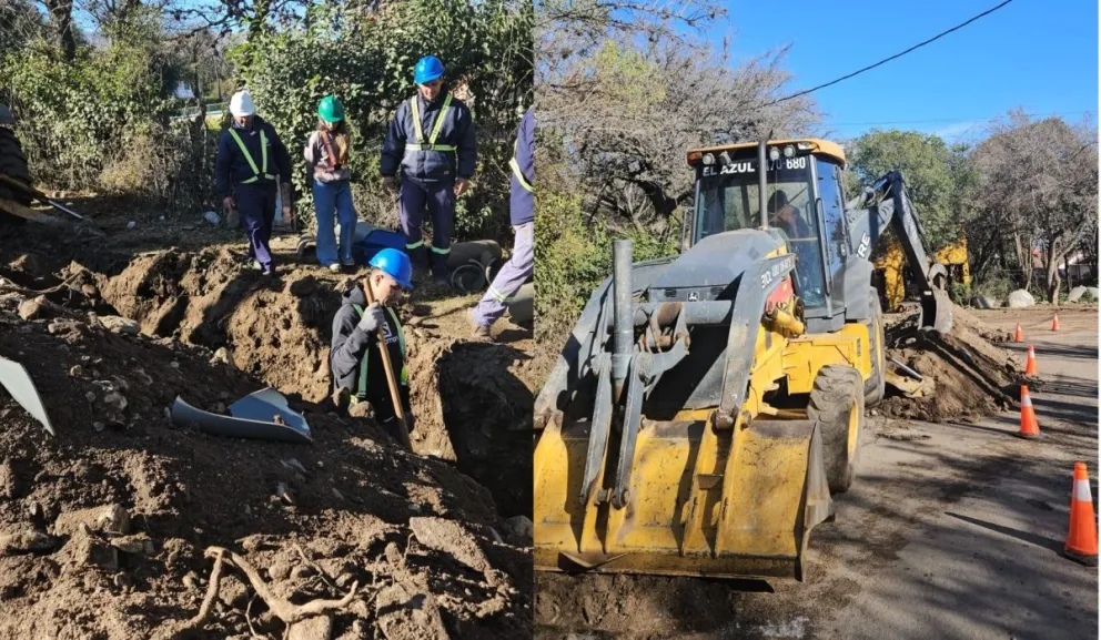 Según informó la entidad, el tramo intervenido presentaba fatiga y pérdidas debido a sus años de servicio, entre otros problemas. 