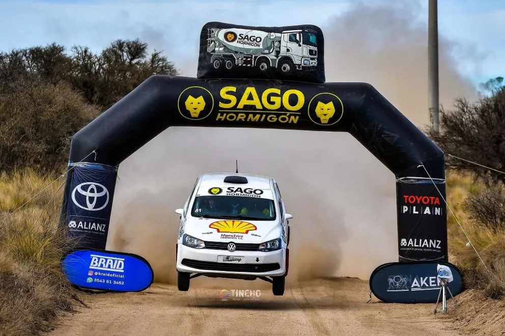 Cristian “Espy” González se quedó con la 37ª edición del Rally de La Toma. (Foto: Tincho)
