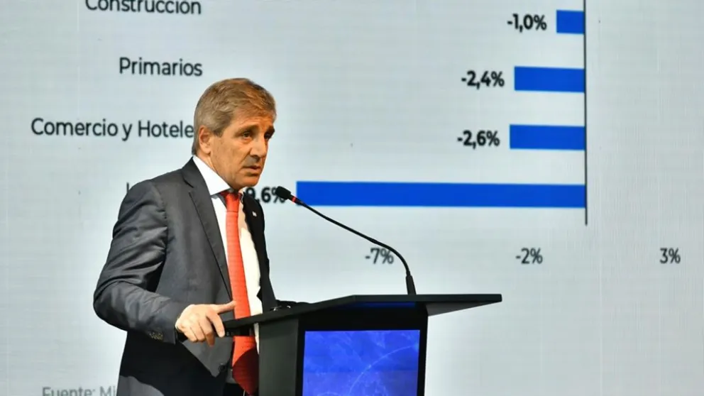 Luis Caputo, ministro de Economía. (Foto: Agencia NA)