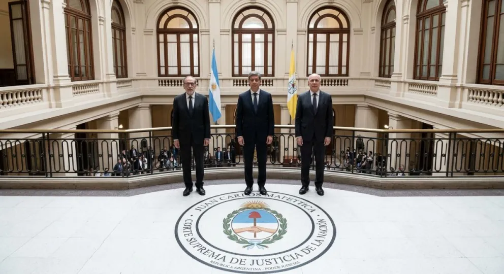 Los integrantes de la Corte Suprema de Justicia. 