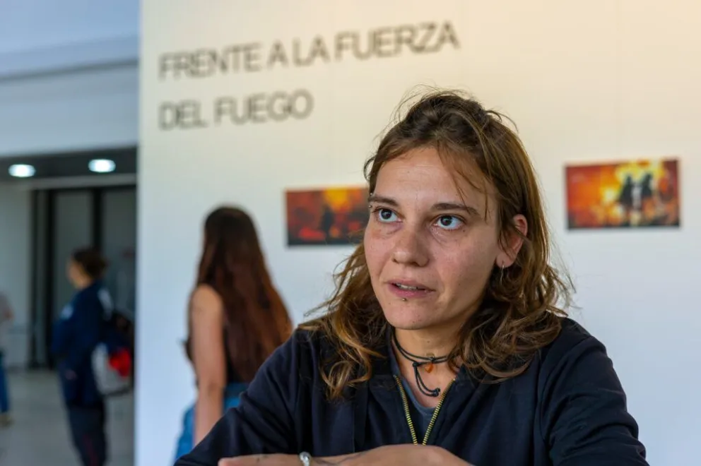 Dra. Silvia Calvani, investigadora de la Università degli Studi di Firenze, especializada en incendios forestales, percepción del riesgo y gestión del territorio.