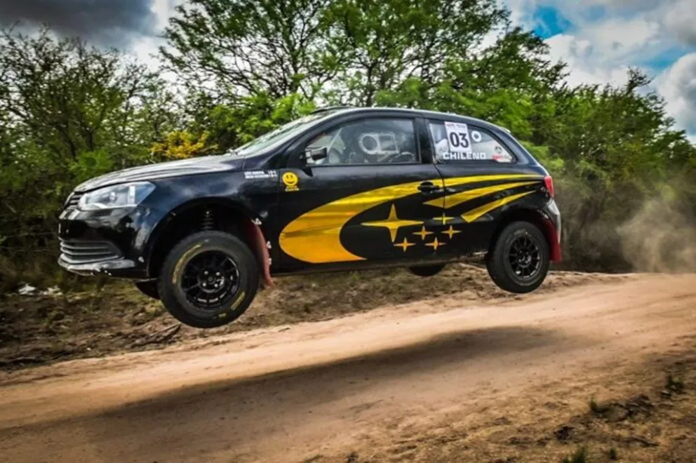 Luis García navegado por Julio Herrero, ganó el Rally de Villa Larca. (Foto: Marcelo Lacerda//Rally País)
