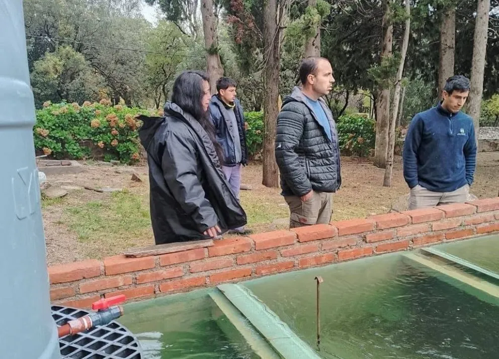 Avanzan los trabajos de planificación y relevamiento de la red de agua en Cortaderas. 