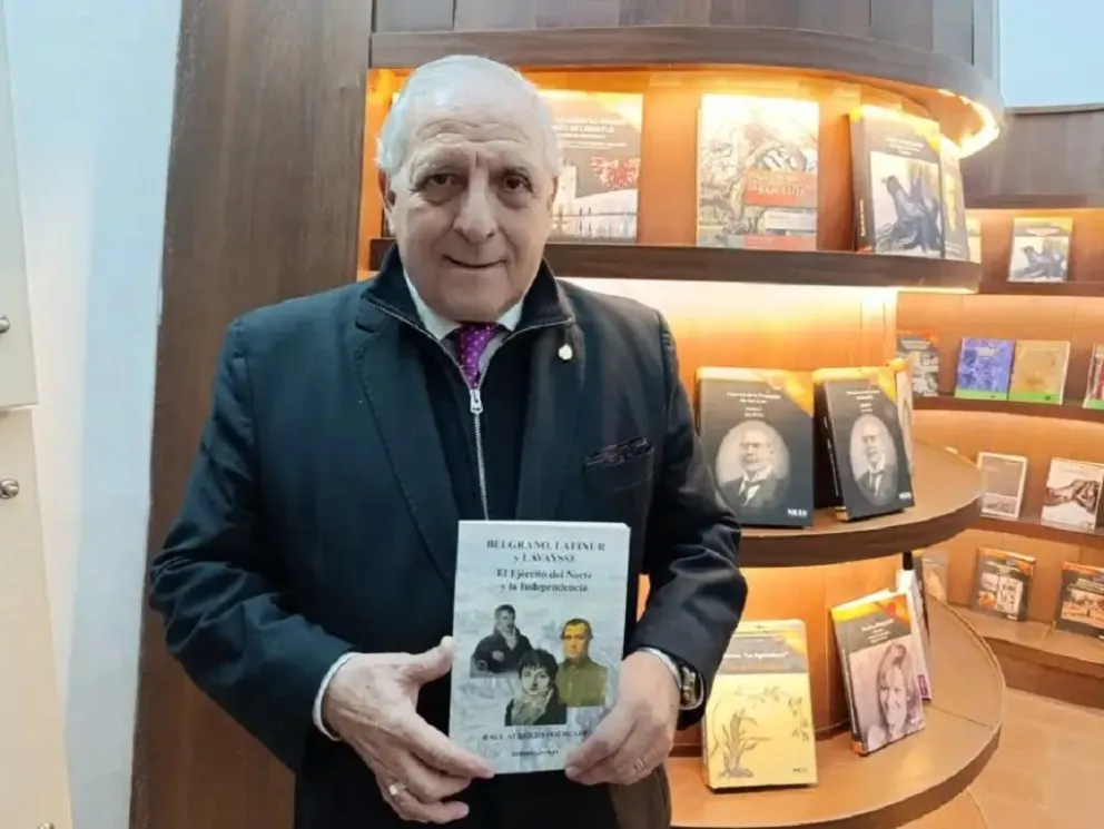 Raul Fourcade presenta del libro “Belgrano, Lafinur y Lavaysse” en la UNLC.