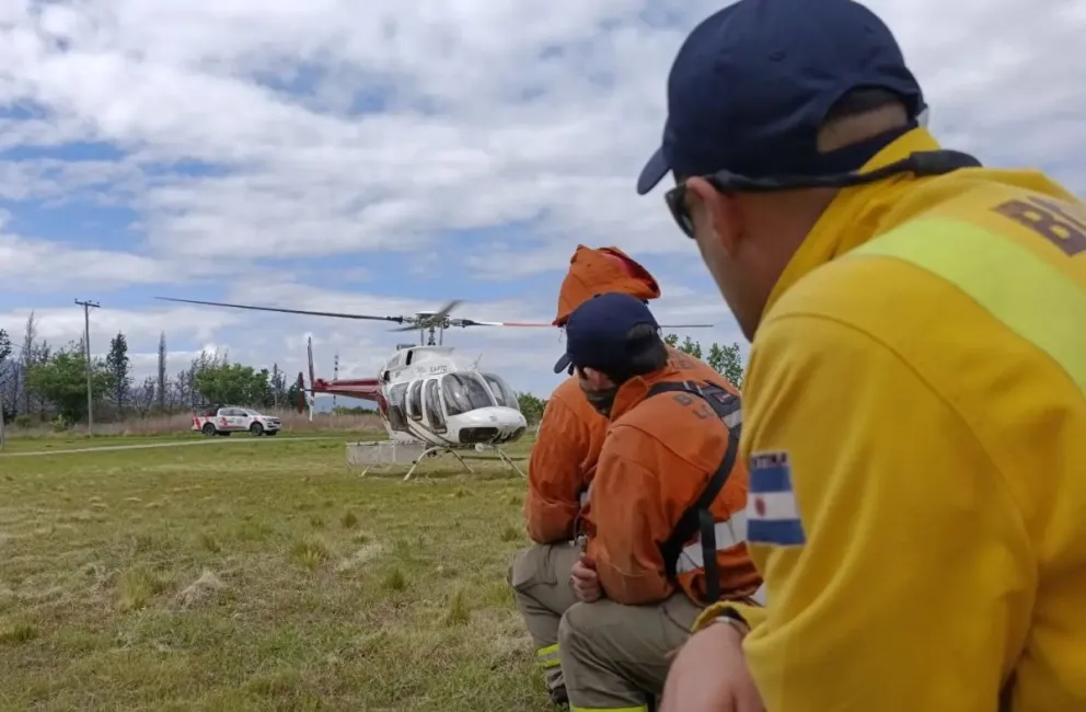 Un turista de 54 años sufrió una lesión en el Filo de Merlo. Bomberos trabajan en el rescate y solicitaron un helicóptero para evacuarlo. Imagen de archivo