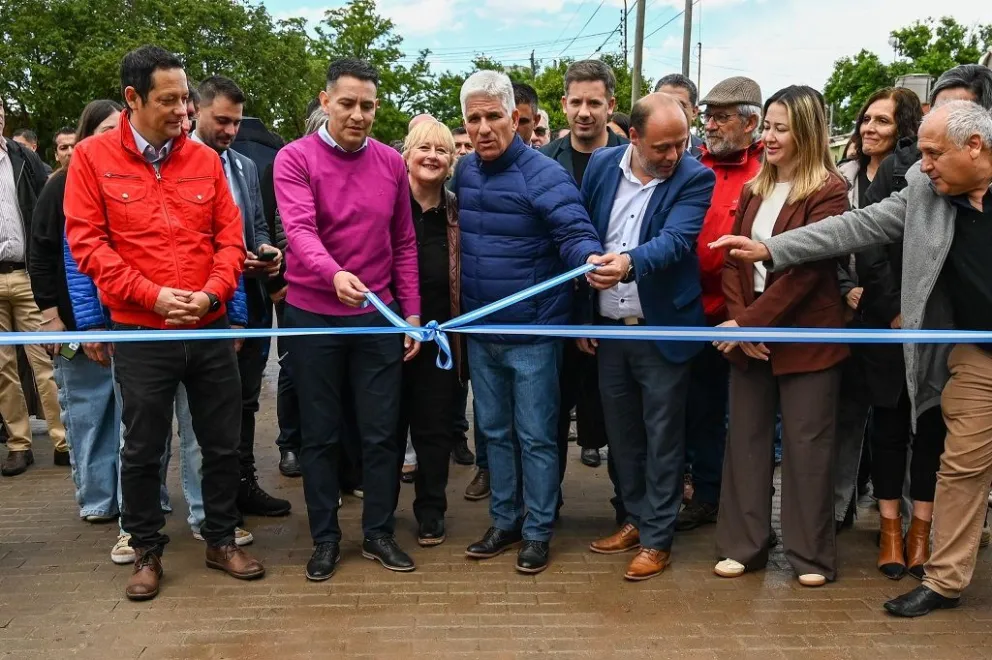 El Gobernador fue recibido por el intendente de Tilisarao, Juan Manuel Olguín. 